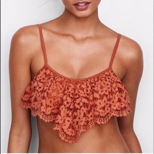 Victoria's Secret Rust Orange Crop Top Bralette